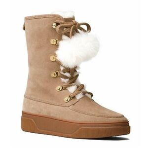 Michael Kors Lace Up Boots,‎ Dk Khaki Size 7.5